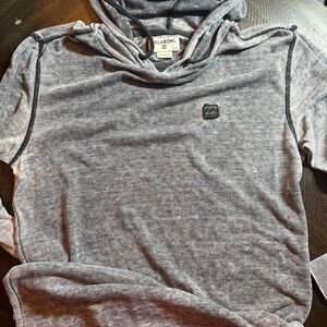 Grey Billabong hoodie Y2K